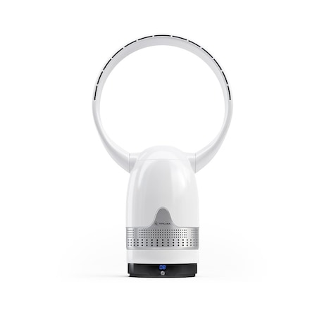Mrcool MRBREEZE Silver Circle Bladeless Fan and Air Purifier MRFAN36PLCAG
